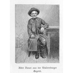 "Alter Bauer aus der Waldenburger Gegend."
