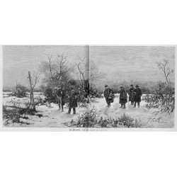 "Am Wegweiser. Nach dem Oelgemälde von F. Streitt."