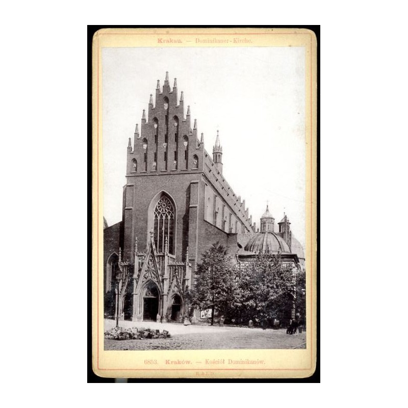 "6853. Kraków. - Kościół Dominikanów. Krakau. - Dominikaner-Kirche."