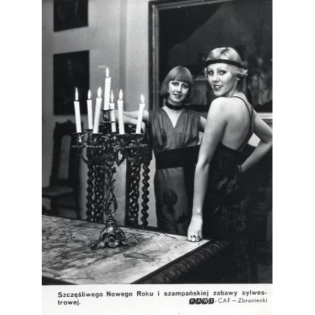 "Szczęśliwego Nowego Roku i szampańskiej zabawy sylwestrowej. KAW-CAF - Zbraniecki"