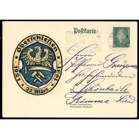 "Oberschlesien 1921-1931 22. März"