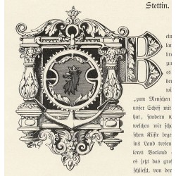 [1] "Jordansee." [2] "Stettin" [herb miasta]