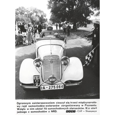 "[...] trzeci międzynarodowy rajd samochodów-weteranów zorganizowany w Poznaniu [...] KAW-CAF - Staszyszyn"