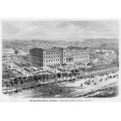 "Das KönigWilhelmBad bei Swinemünbe. Originalzeichnung von G. Theuerkauf. [...]"