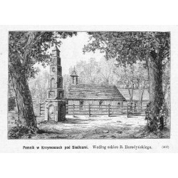 "Pomnik w Krzymoszach pod Siedlcami. Według szkicu B. Horodyńskiego. (407)"