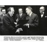 "W Warszawie odbyła się uroczystość wręczenia nagród literackich Centralnej Rady Związków Zawodowych [...] CAF - Radkiewicz" / A