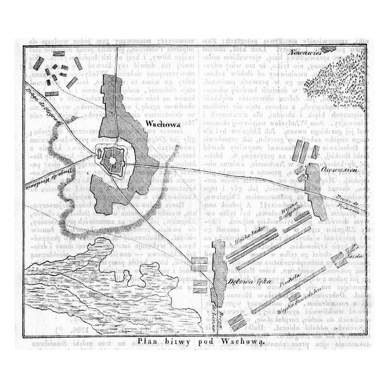 "Plan bitwy pod Wschową."