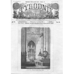 "GDAŃSK. Wnętrze kościoła Panny Maryi. (383)"