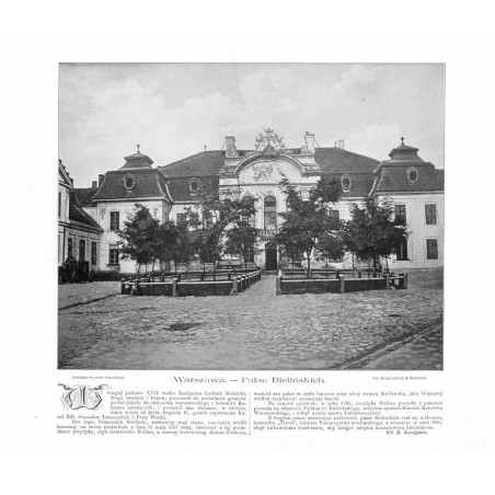 "Warszawa. - Pałac Bielińskich."