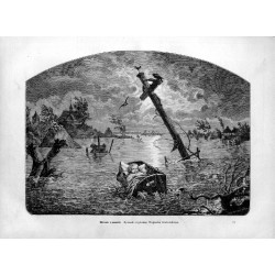 "Obrazek z powodzi. Rysunek oryginalny Wojciecha Grabowskiego. 178"
