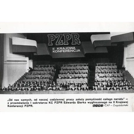 "[...] na II Krajowej Konferencji PZPR. KAW-CAF - Zagoździński"