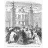 "Bénédiction donnée par l'archevéque de Varsovie aprés le service célébré en l'honneur du prince Czartoryski."