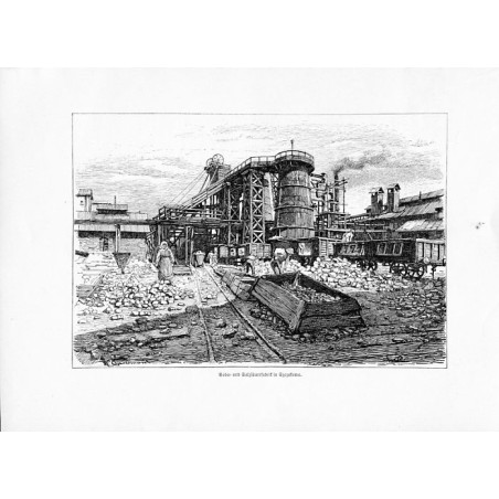 "Soda und Salzsäuerfabrik in Szczakowa."