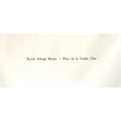 "Rynek Starego Miasta - Place de la Vieille Ville"