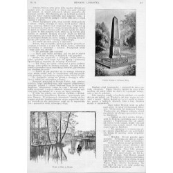 Żelazowa Wola / [1] "ŻELAZOWA WOLA. Dom w którym się urodził Chopin. Aleja ogrodowa, po której Chopin lubił się przechadzać." [