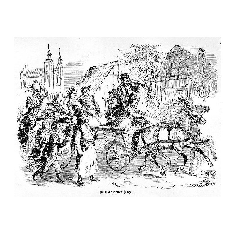 "Polnische Bauernhochzeit."