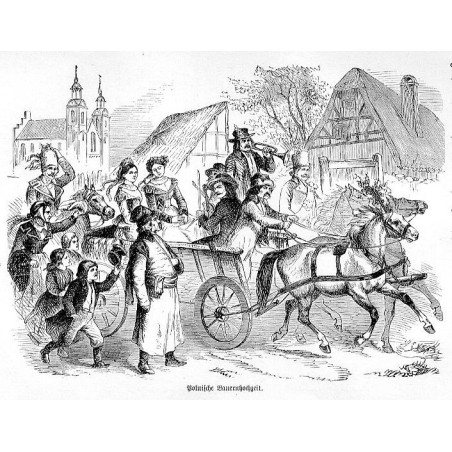 "Polnische Bauernhochzeit."
