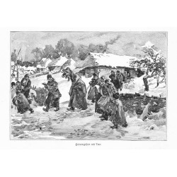 "Herumgehen mit Tur." / obrzęd chodzenia z turoniem