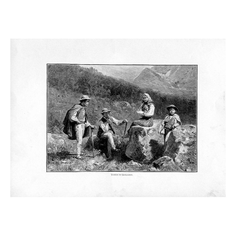 "Trachten der Podhalanen."