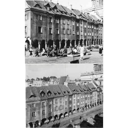 Poznań. Stary Rynek z kamienicami budników