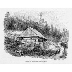 "Chalupe im BialkaThal (Weisse Weichsel)."