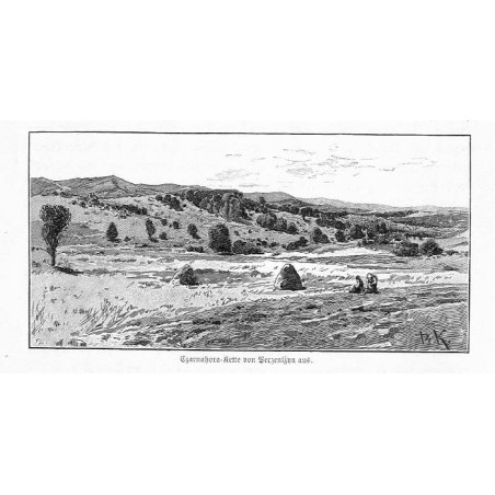 "Czarnahora-Kette von Peczeniżyn aus." / "Czarnahora-Kette von Peczeniżyn-Szczepanowski aus, Karpathen, von Roman Kochanowski"