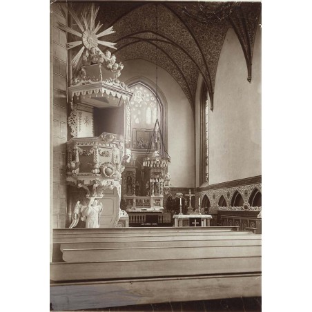 "Pl. 887 Greifenberg i/Pom. Inners der St. Marienkirche"