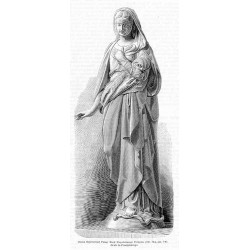 "Statua Najświętszéj Marji Niepokalanego Poczęcia [...] dzieło A. Pruszyńskiego."