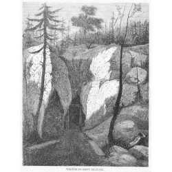 Wnijście do Groty Łokietka / "WNIJŚCIE DO GROTY ŁOKIETKA."