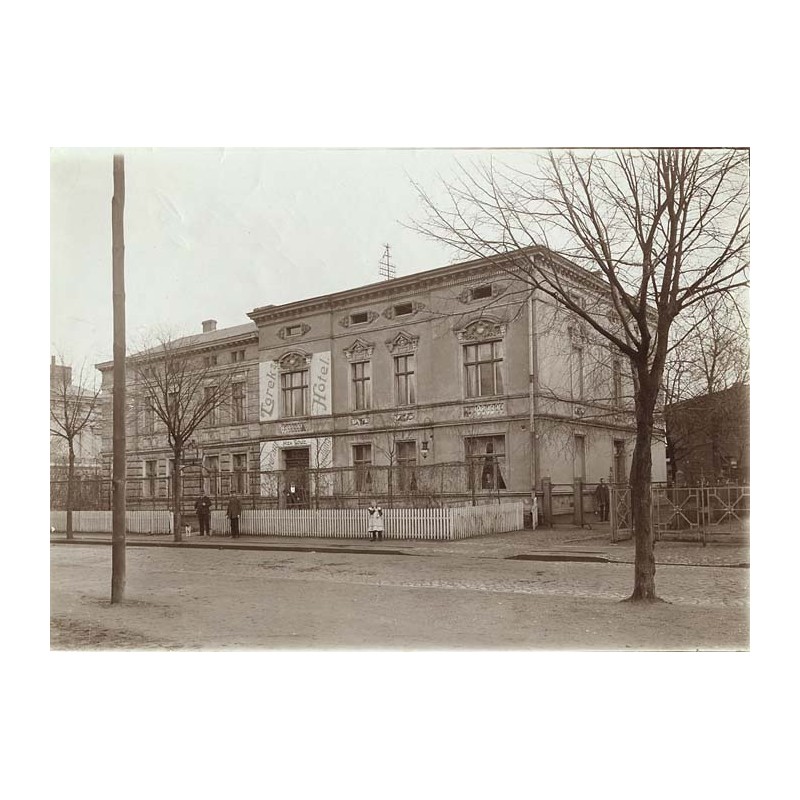 "Hotel Hohenzollern Inh. Max Schulz [?] Greifenberg i. Pom. [...]"