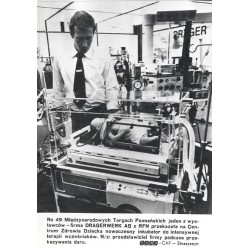 "Na 49 Międzynarodowych Targach Poznańskich jeden z wystawców - firma DRAGERWERK AG z RFN przekazała na Centrum Zdrowia Dziecka