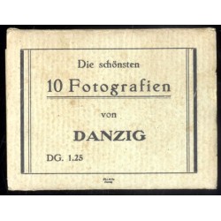 "Die schönsten 10 Fotografien von Danzig. DG. 1.25 [...] [1] Danzig, Langfuhr, Marktplatz. [2] Danzig, Blick von St. Marien. [3]