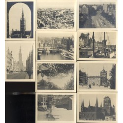 "Die schönsten 10 Fotografien von Danzig. DG. 1.25 [...] [1] Danzig, Langfuhr, Marktplatz. [2] Danzig, Blick von St. Marien. [3]