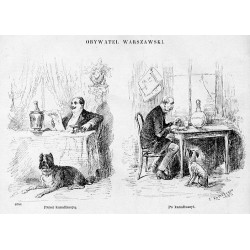 Obywatel warszawski / "OBYWATEL WARSZAWSKI. Przed kanalizacyą. Po kanalizacyi. (6987)."