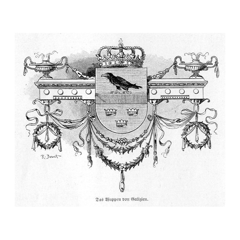 "Das Wappen von Galizien." / Herb Galicji