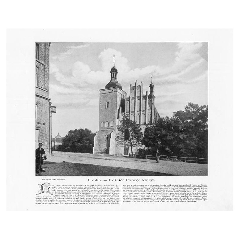 "Lublin. - Kościół Panny Maryi."