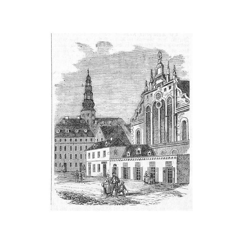 "Das Haus der Schwarzhäupter in Riga."