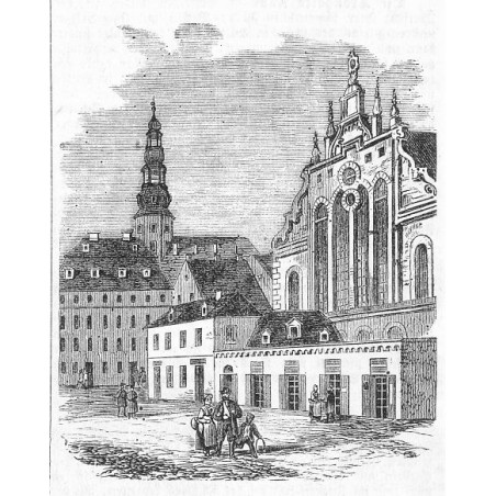 "Das Haus der Schwarzhäupter in Riga."
