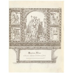 [1] "Tafel 19. Marien-Altar im Museum schlesischer Alterthümer zu Breslau" [2] "Tafel 20. Marien-Altar im Museum schlesischer A