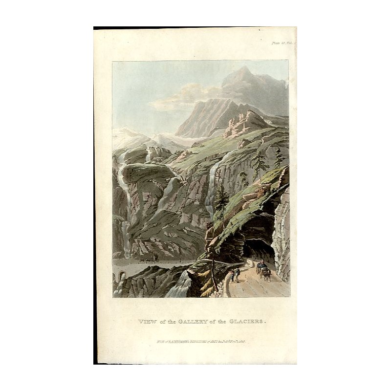 View of the Gallery of the Glaciers / "VIEW of the GALLERY of the GLACIERS."