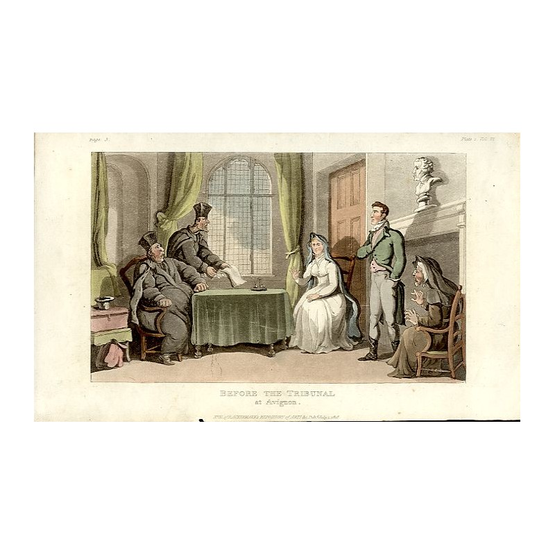 Before the Tribunal at Avignon / "BEFORE THE TRIBUNALE at Avignon."