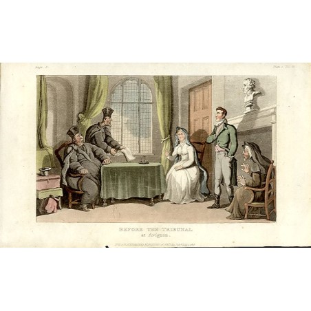 Before the Tribunal at Avignon / "BEFORE THE TRIBUNALE at Avignon."