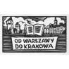 "1. Nagłówek dekoracyjny" / "OD WARSZAWY DO KRAKOWA"
