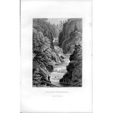 Rothach-Wasserfall / "ROTHACH-WASSERFALL."