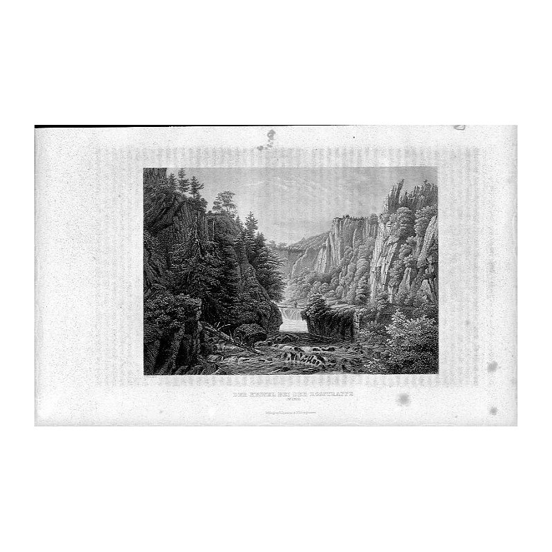 Der Kessel bei der Rosstrappe (im Harz) / "DER KESSEL BEI DER ROSSTRAPPE (IM HARZ)"