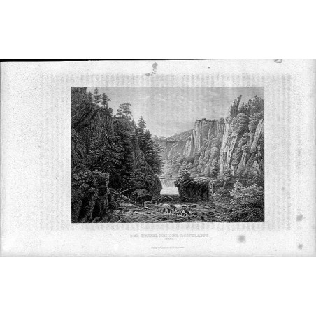 Der Kessel bei der Rosstrappe (im Harz) / "DER KESSEL BEI DER ROSSTRAPPE (IM HARZ)"