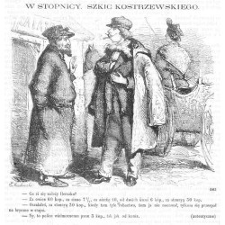 W Stopnicy. Szkic Kostrzewskiego / "W STOPNICY. SZKIC KOSTRZEWSKIEGO. - Co ci się należy Herszku? [...]. 583"