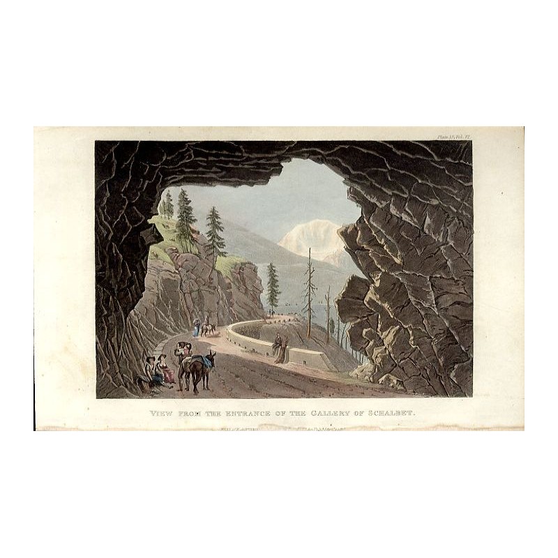 View from the Entrance of the Gallery of Schalbet / "VIEW FROM THE ENTRANCE OF THE GALLERY OF SCHALBET."