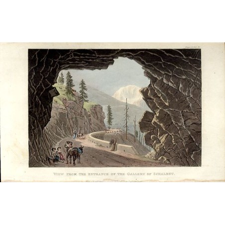 View from the Entrance of the Gallery of Schalbet / "VIEW FROM THE ENTRANCE OF THE GALLERY OF SCHALBET."