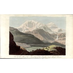 "View of the Site of the Monastery of the Simplon, & of Mount Rosal."